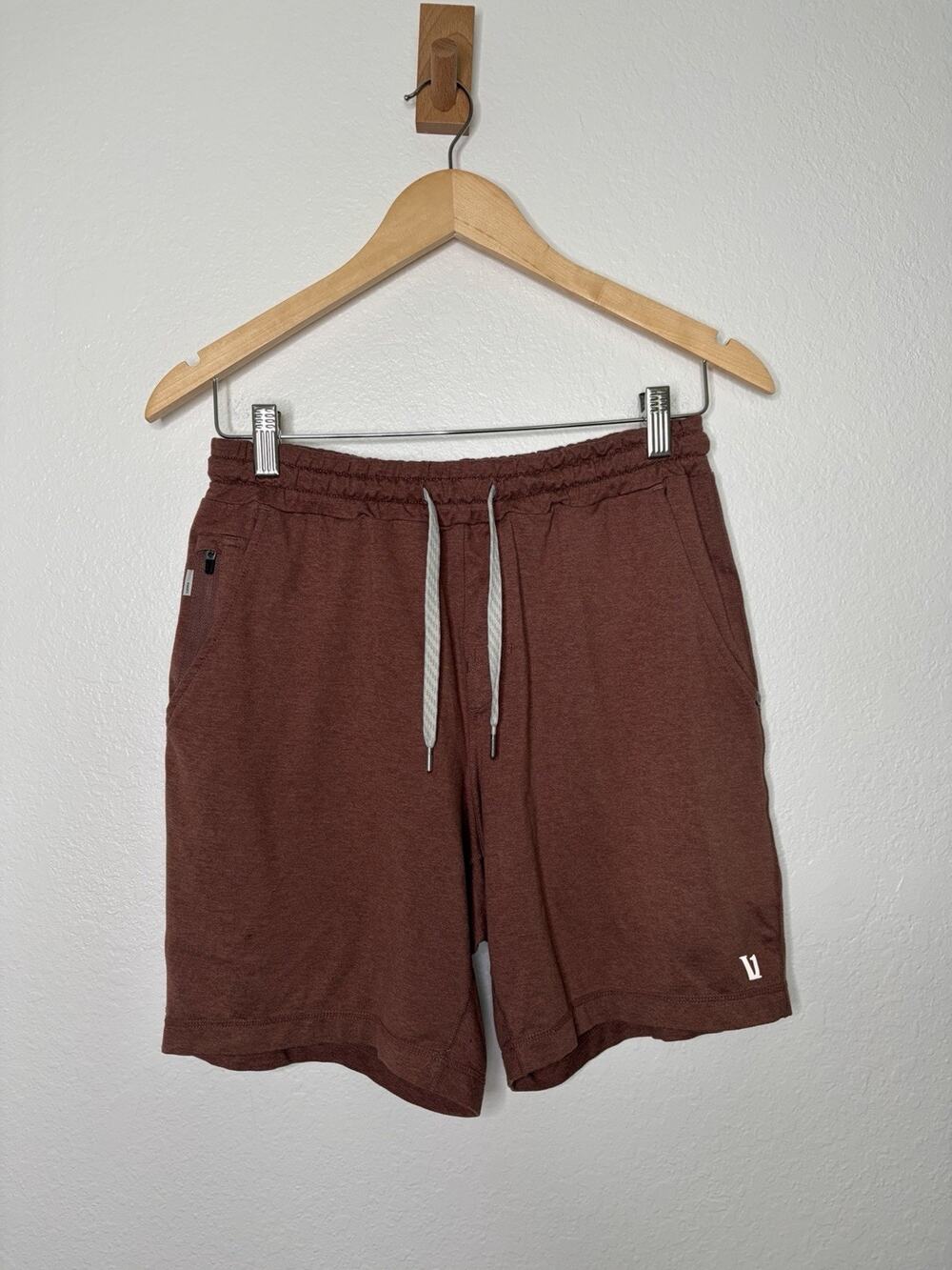 Vuori Rust Red Ponto Knit Short Men’s Size Small Loungewear